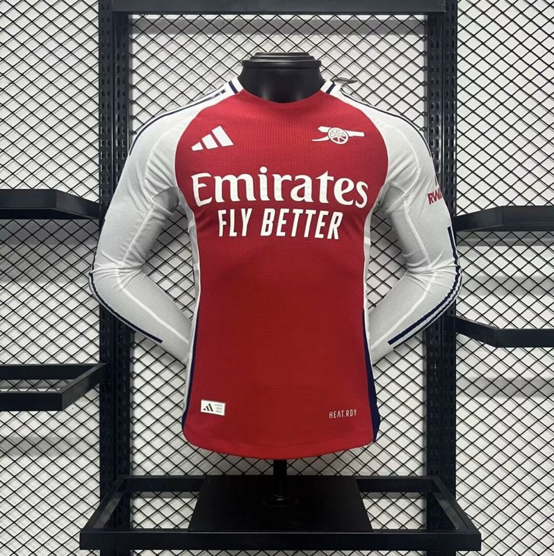 Camisa Arsenal I 2024/25 Manga Longa - Jogador