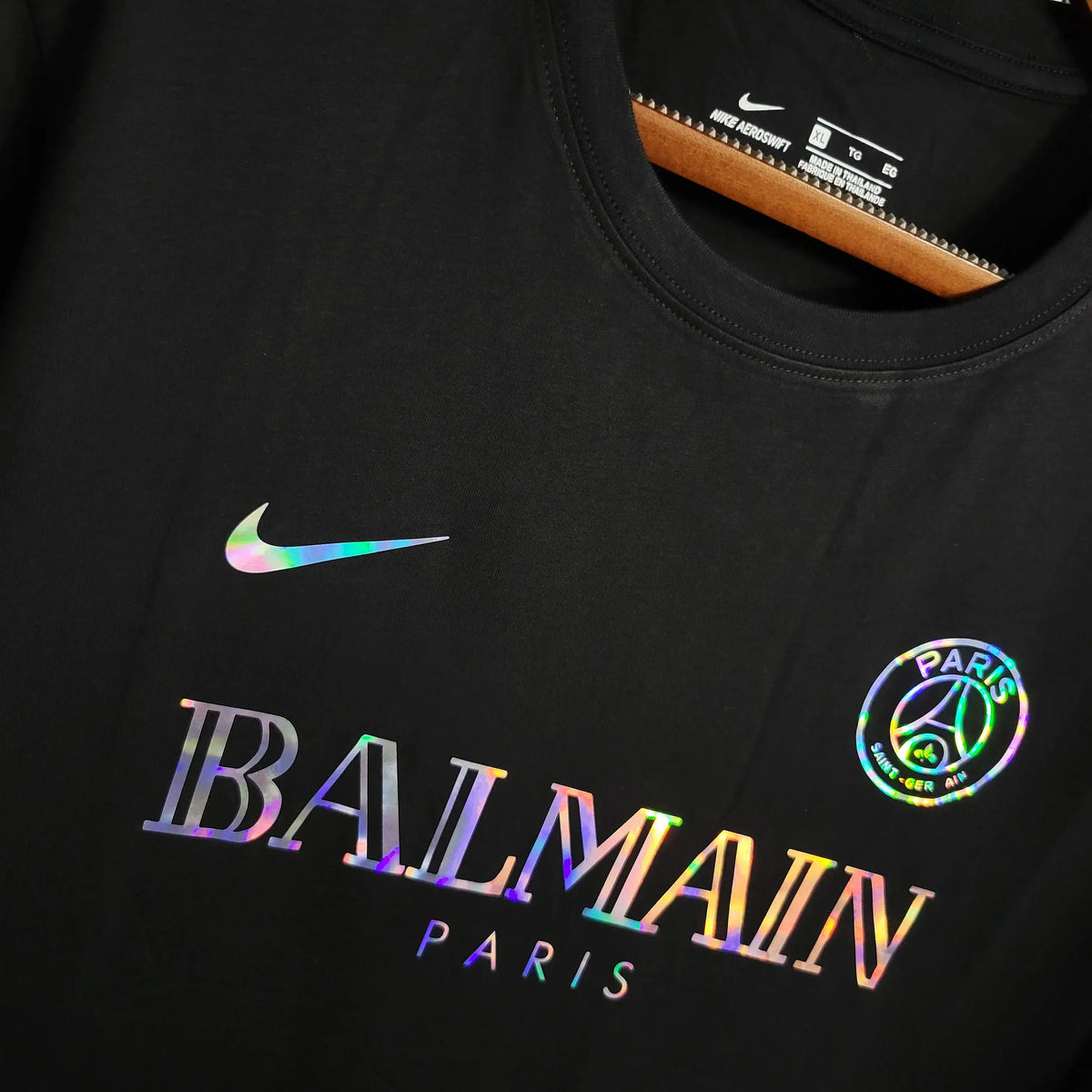 Camisa PSG Balmain - Preta Refletiva - foto 4