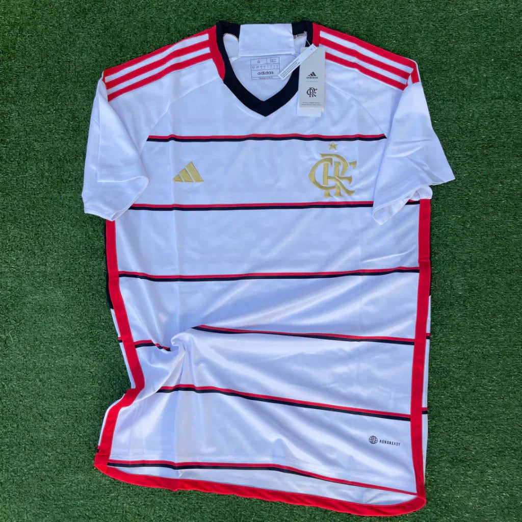 Camisa Flamengo II 2023/24 Branca - Torcedor - Oliver Company
