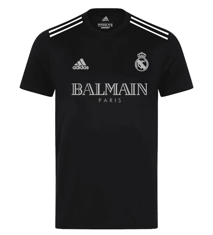 Camisa Real Madrid Balmain - Preta - Oliver Company