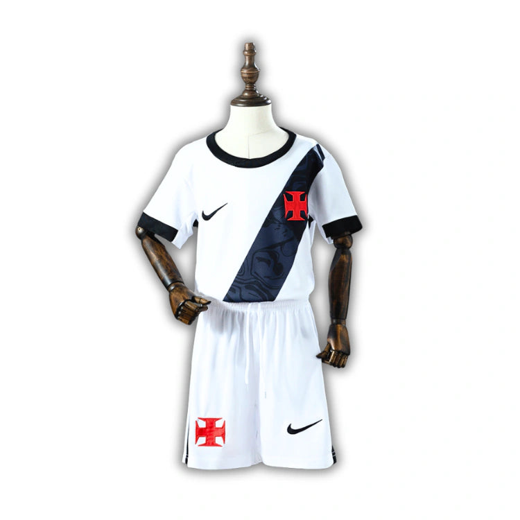 Kit Infantil Vasco II 2026/27 Branco Camisa e Shorts - camisa e shorts, kit completo