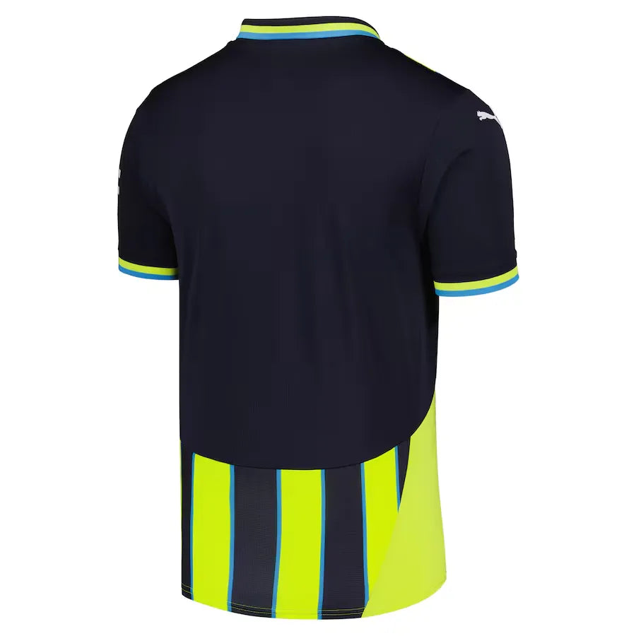 Camisa Manchester City II 2024/25 Azul e Amarela - Torcedor