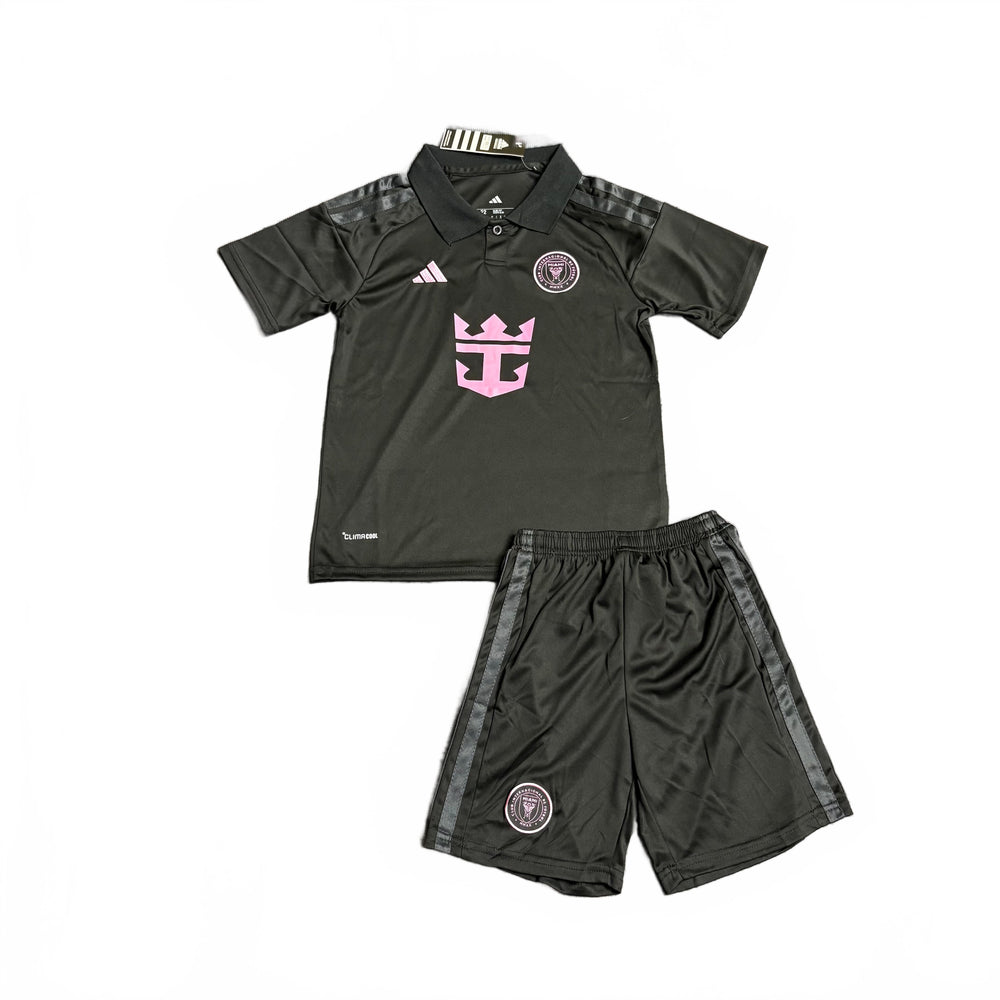 Kit Infantil Inter Miami II 2026/27 Preto Camisa e Shorts - camisa e shorts, kit completo
