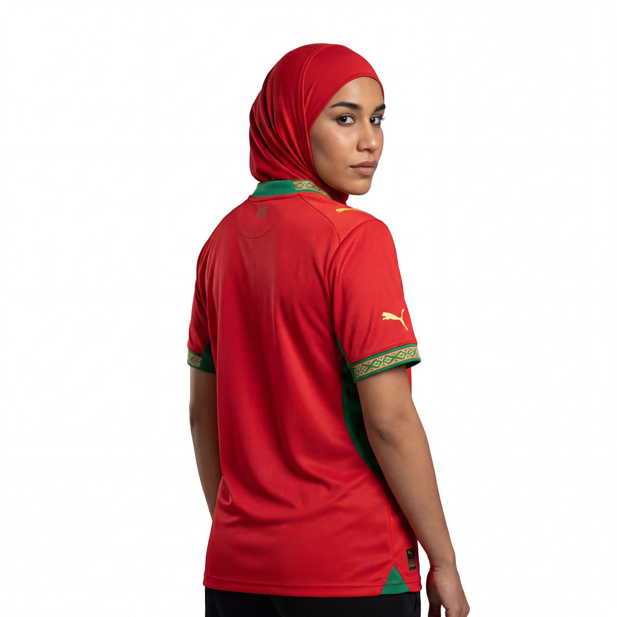 Camisa Marrocos Feminino Home Jogador World Cup 2026