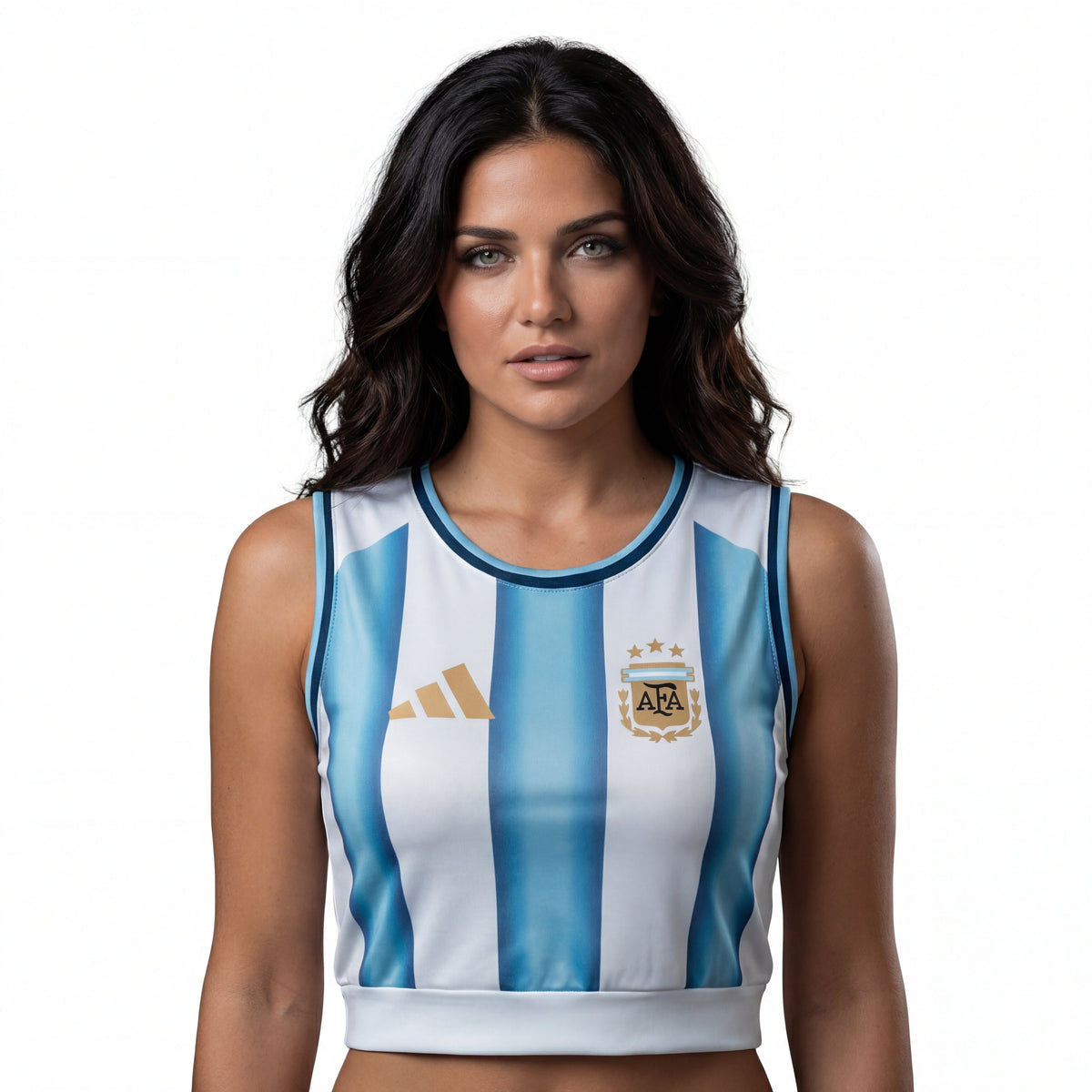 Argentina Cropped Feminino World Cup 2026