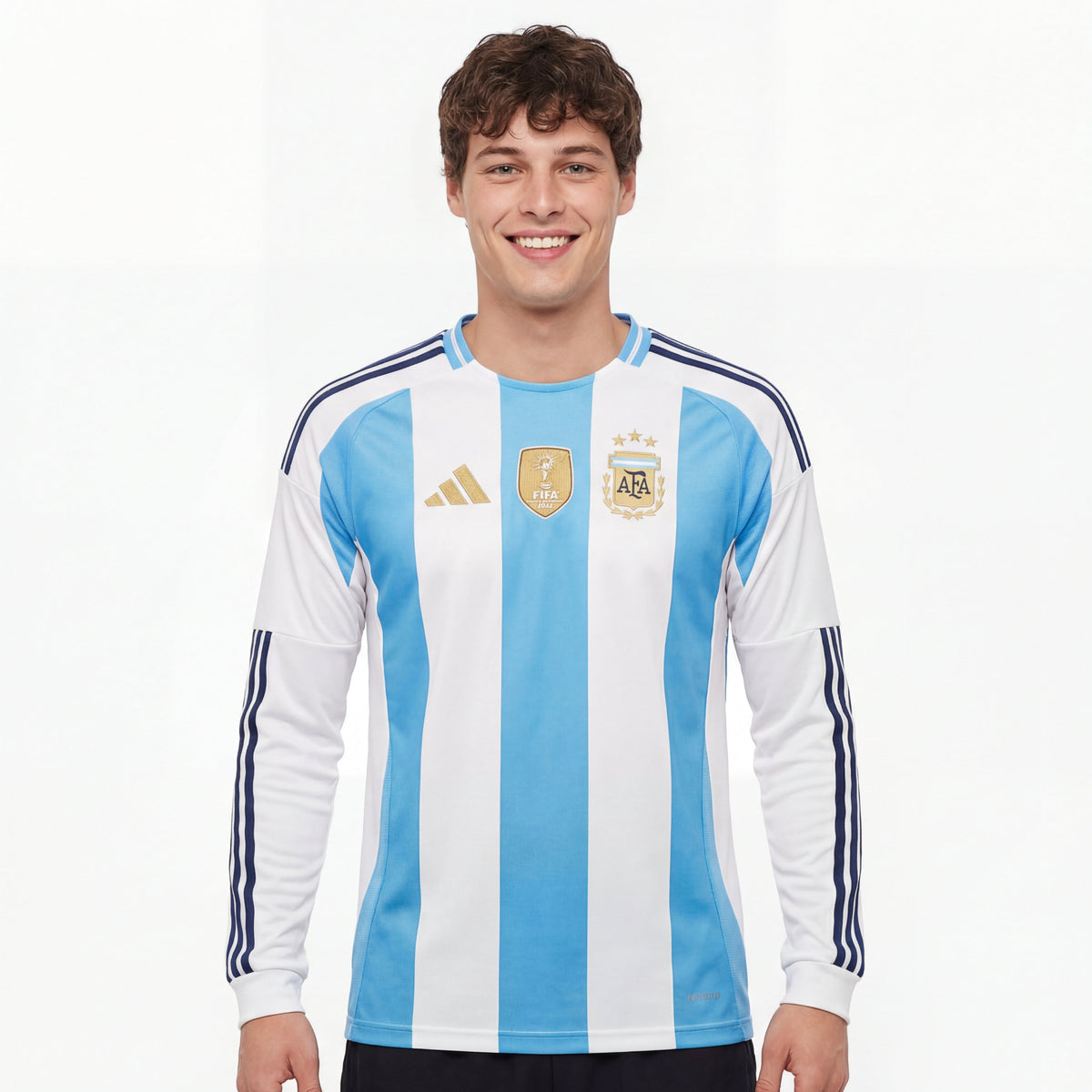 Camisa Argentina 2026 Jogador Home Longsleeve WorldCup