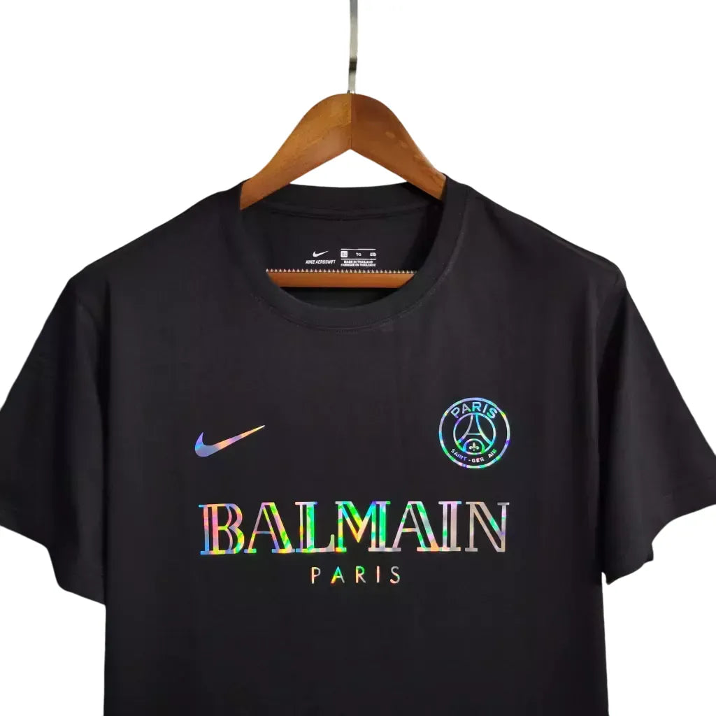 Camisa PSG Balmain - Preta Refletiva - foto 5