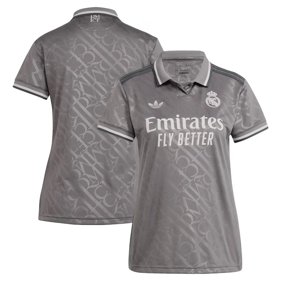 Camisa Real Madrid III 2024/25 Cinza Feminina - Torcedor - foto 3
