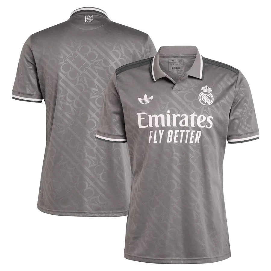 Camisa Real Madrid III 2024/25 Cinza - Torcedor