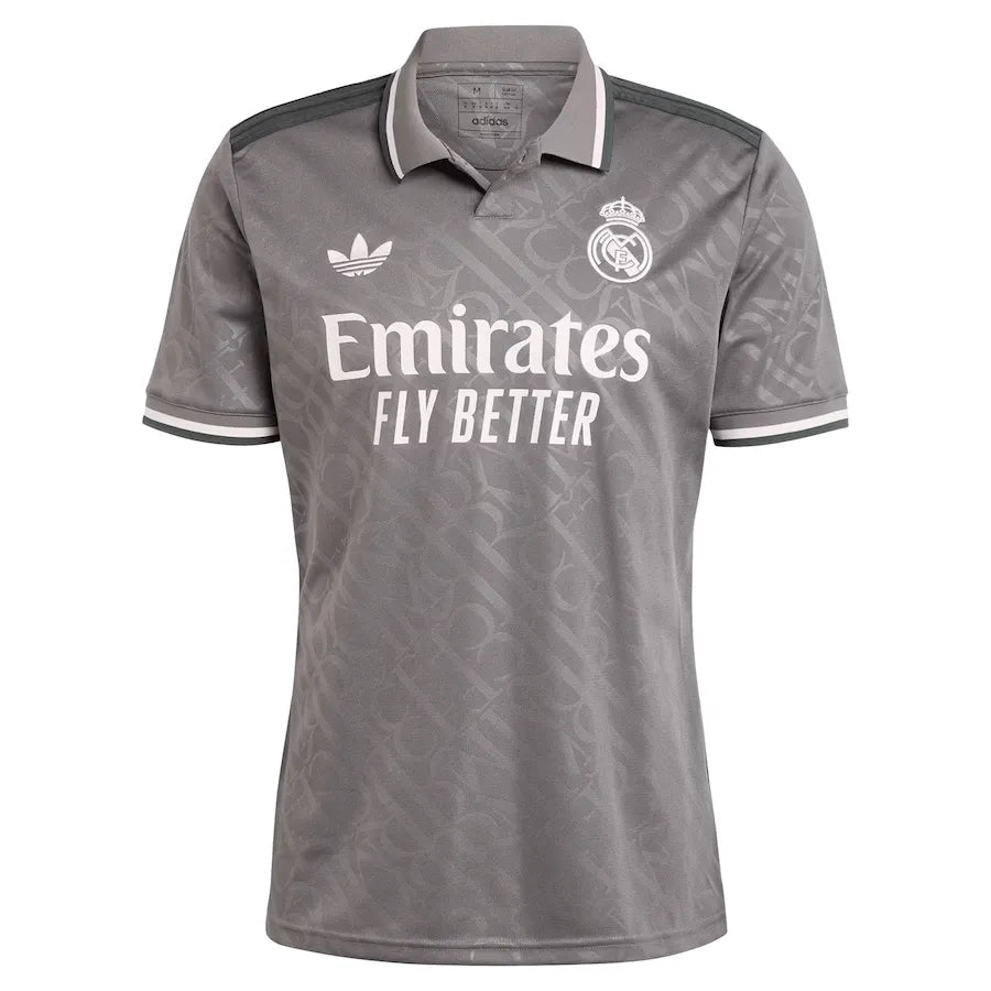 Camisa Real Madrid III 2024/25 Cinza - Torcedor