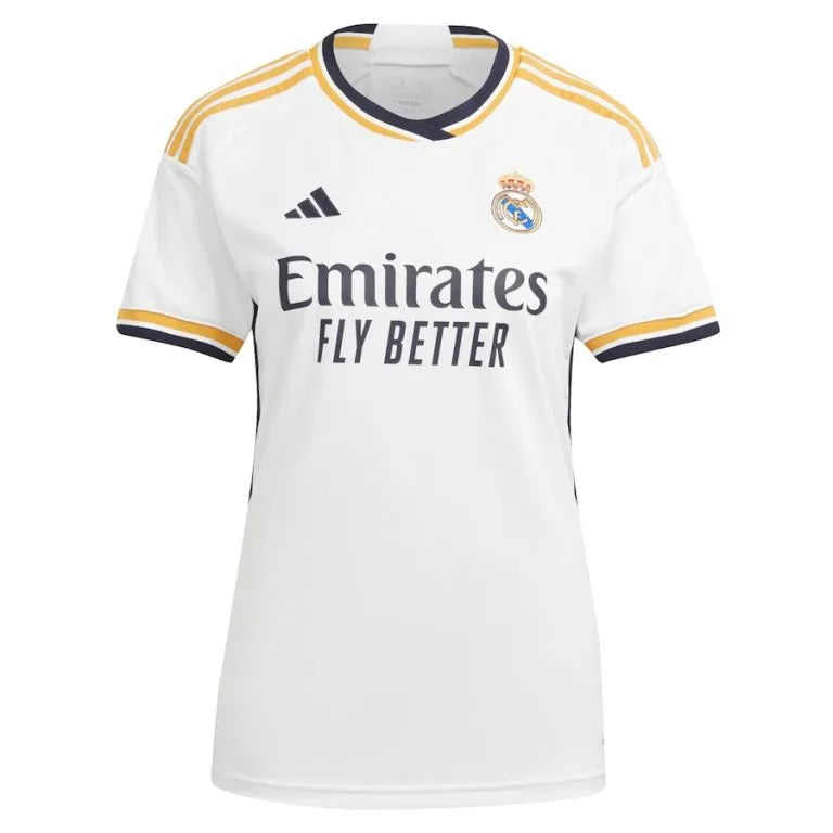 Camisa Real Madrid I 2023/24 Branca Feminina - Torcedor