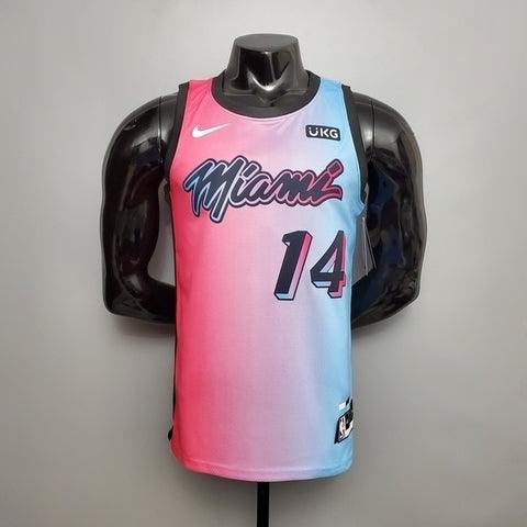 Regata NBA Miami Heat Rosa e Azul Masculina - Oliver Company