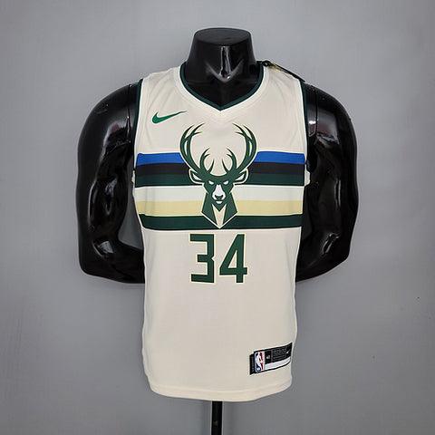 Regata NBA Milwaukee Bucks Bege Masculina - Oliver Company