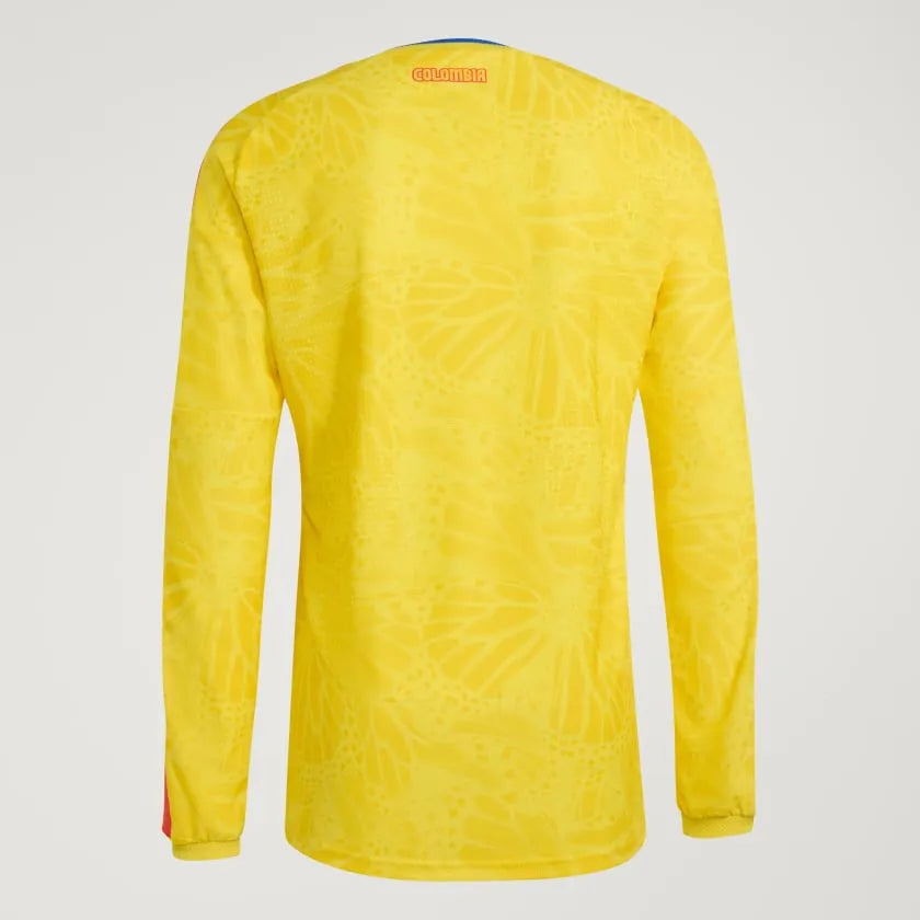 Camisa Colombia 2026 Jogador Longsleeve Home WorldCup