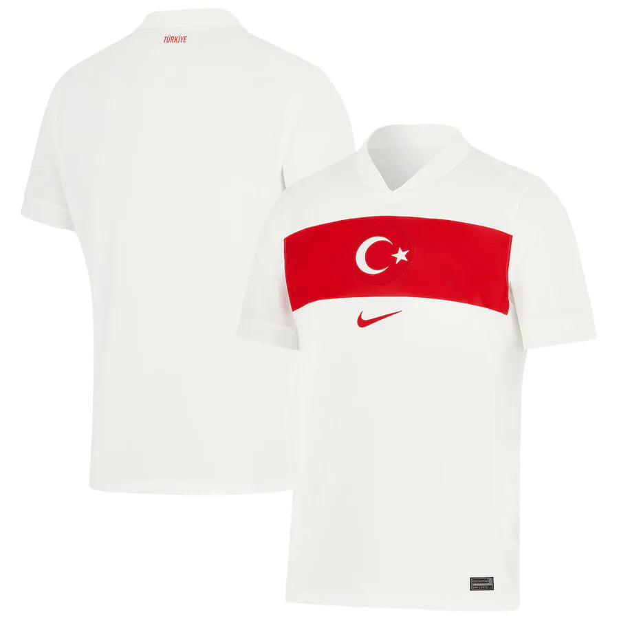 Camisa Turquia I 2024 Branca - Torcedor