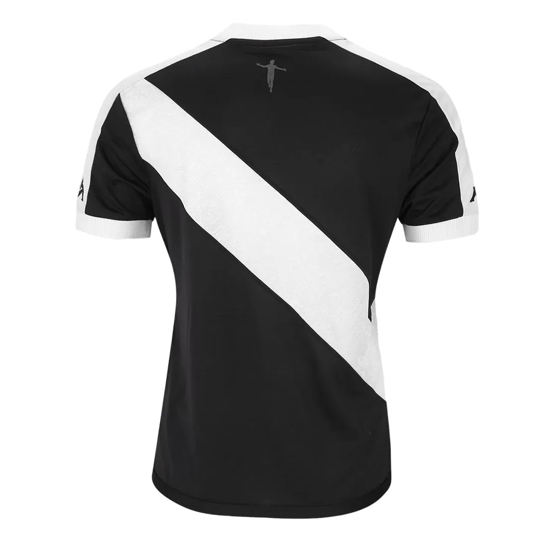 Camisa Vasco I 2024/25 Preta e Branca Feminina - Torcedor