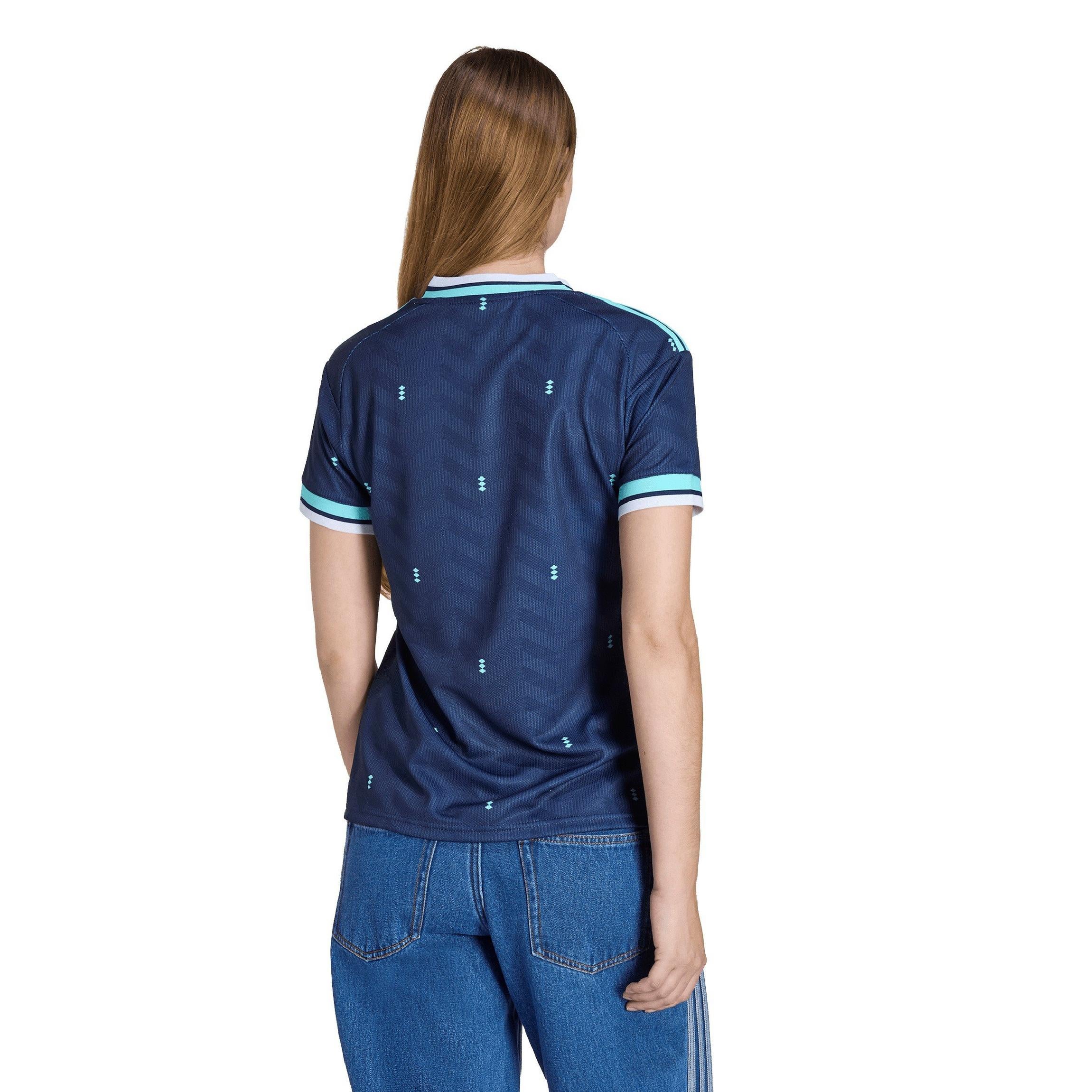 Camisa Seleção Alemanha Away 2026 s/nº Tocedor Adidas Originals Feminina - Azul
