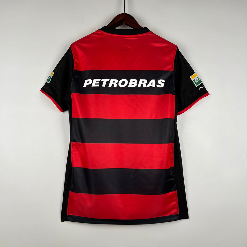 Camisa Flamengo Retrô 00/01 - Vermelha e Preta