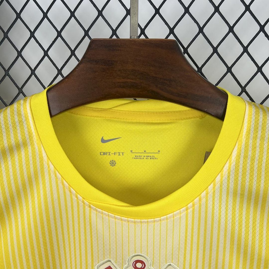 Corinthians 2025∕26 Yellow goalkeeper Jersey(4BDF)