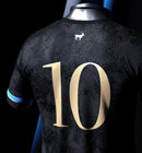 Camisa La Pulga Lionel Messi 10 Preta commafootball - 2023/2024