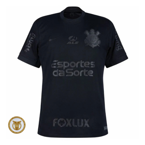 Camisa Corinthians Away 24/25 - Preta #Garro8