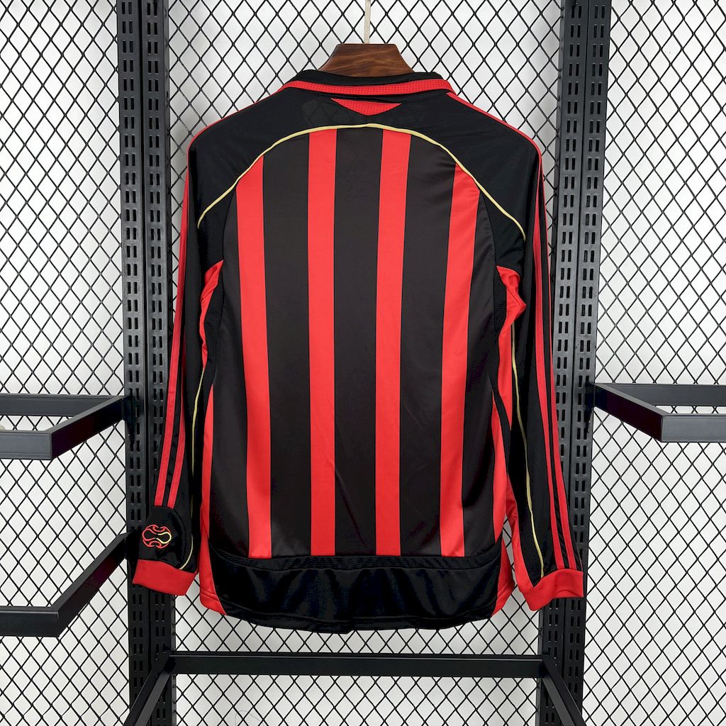 Camisa Milan Manga Longa l Retro 2006/07