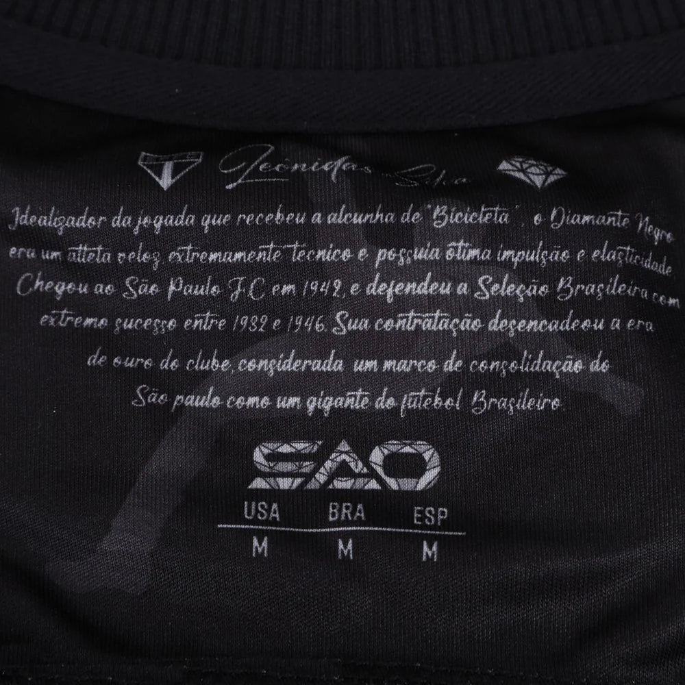 Camisa São Paulo Consciência Negra  Leônidas Diamante Negro 24/25