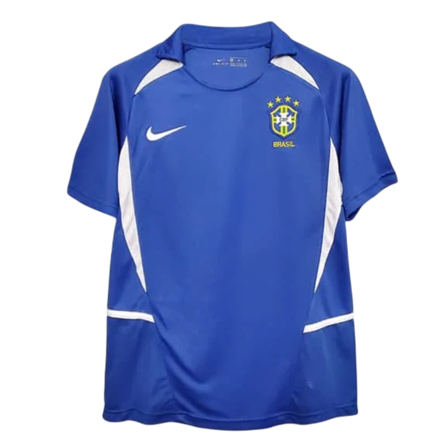 Camisa Brasil Away 2002 Retrô - Azul