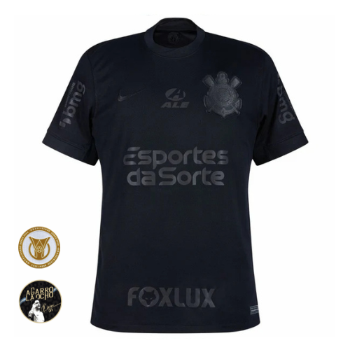 Camisa Corinthians Away 24/25 - Preta #Garro8