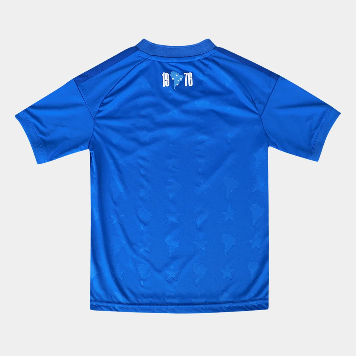 Kit Infantil Cruzeiro I 2026/27 Azul Camisa e Shorts - detalhes de acabamento 1
