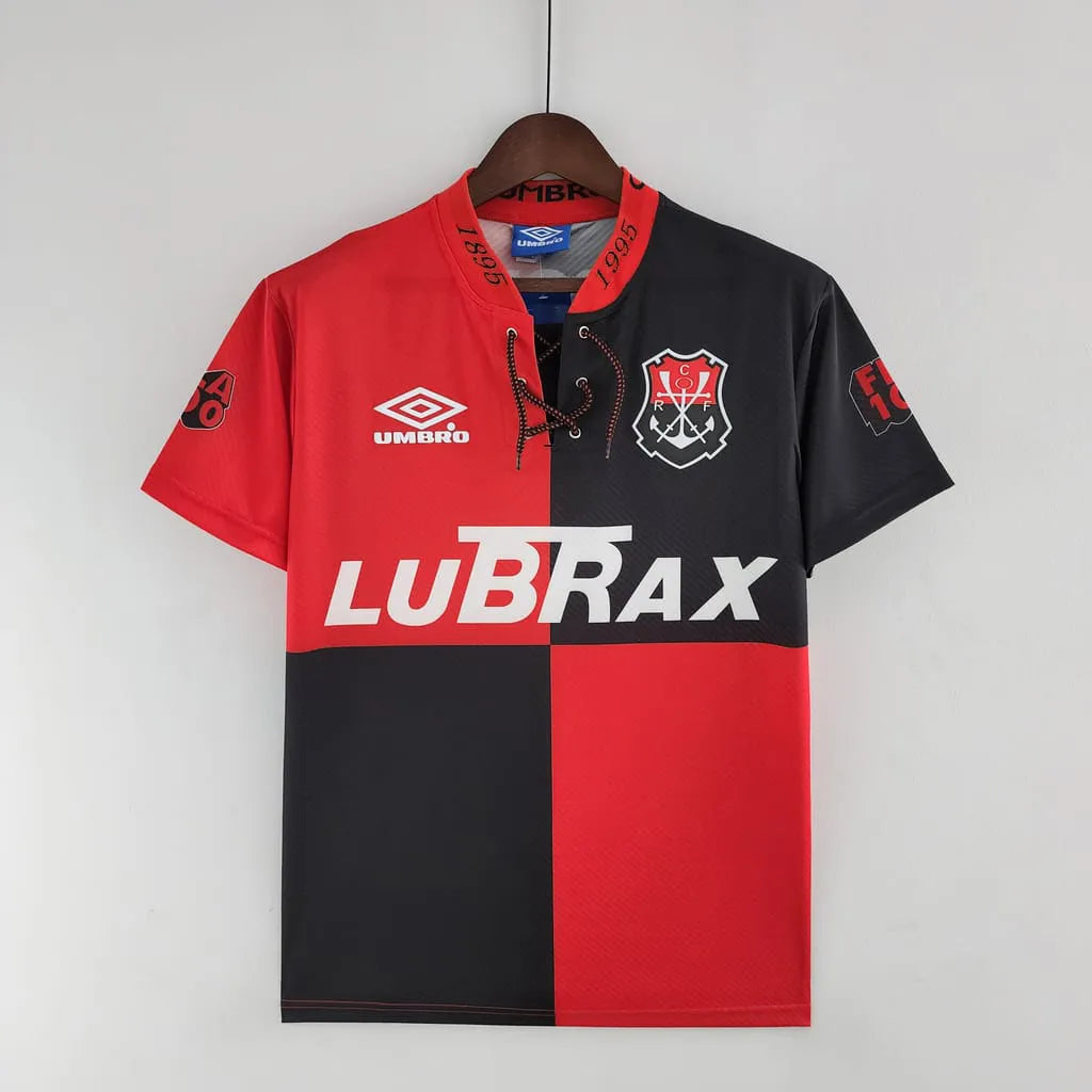 Camisa Flamengo Retrô 1995  Vermelha e Preta