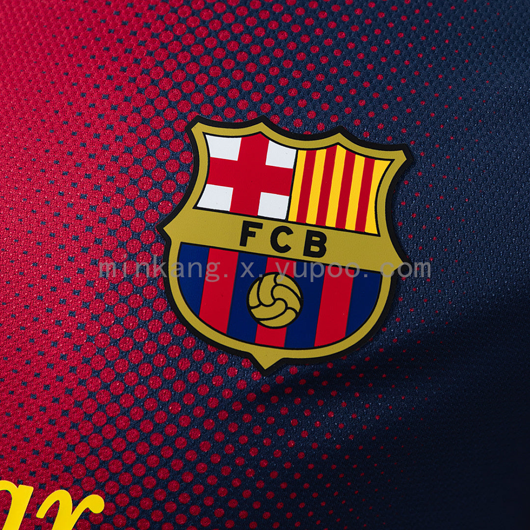 Barcelona 12∕13 Home Player Version Retro Jersey S-3XL(4FEE)