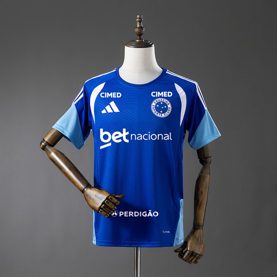 Cruzeiro 26∕27 All sponsors Training - Blue Jersey S-4XL(E88A)