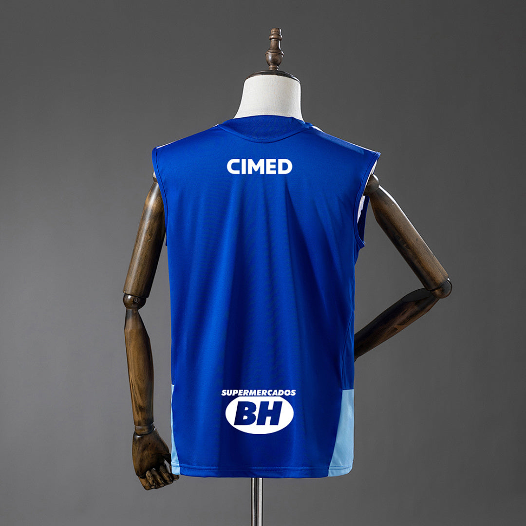 Cruzeiro 26∕27 All sponsors Training - Blue Vest Jersey S-4XL(8CB9)