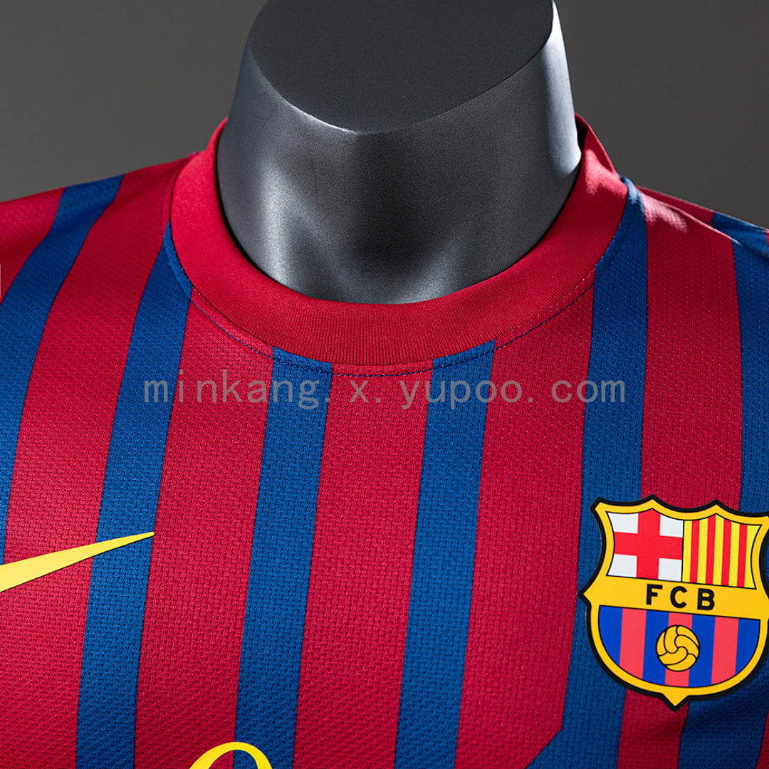 Barcelona 11∕12 Home Player Version Retro Jersey S-3XL(63CC)