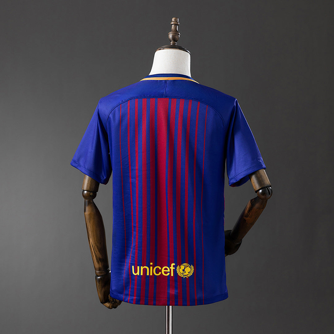 Barcelona 17∕18 Home Retro Jersey S-XXL(B1D3)