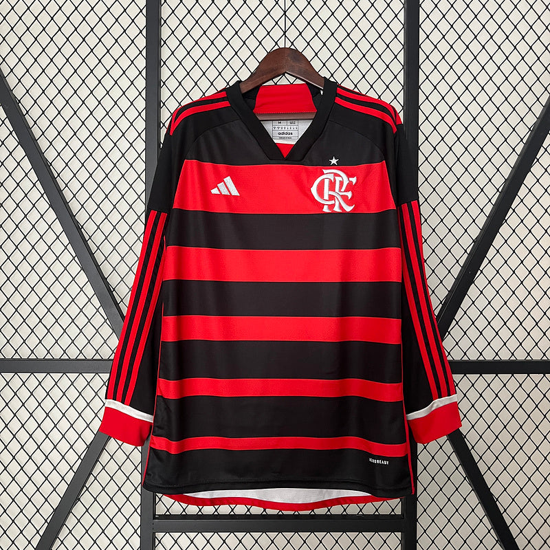 Camisa Flamengo Manga Longa 24/25 Home I
