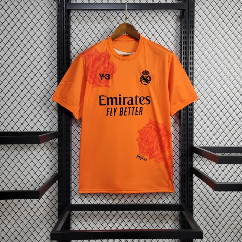 Camisa Edição Especial Y3 Real Madrid 24/25  Laranja
