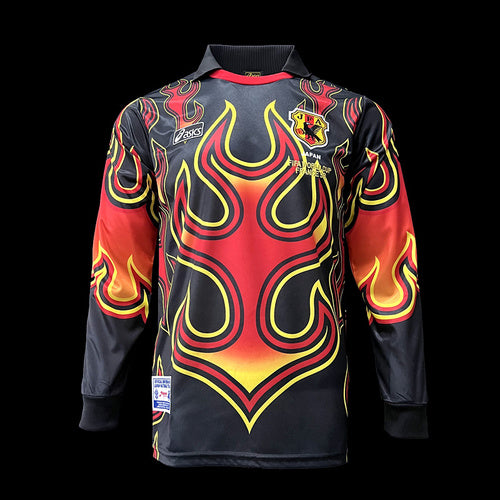 Retro Retro 1998 Japan Goalkeeper flame long sleeve (8A7A)