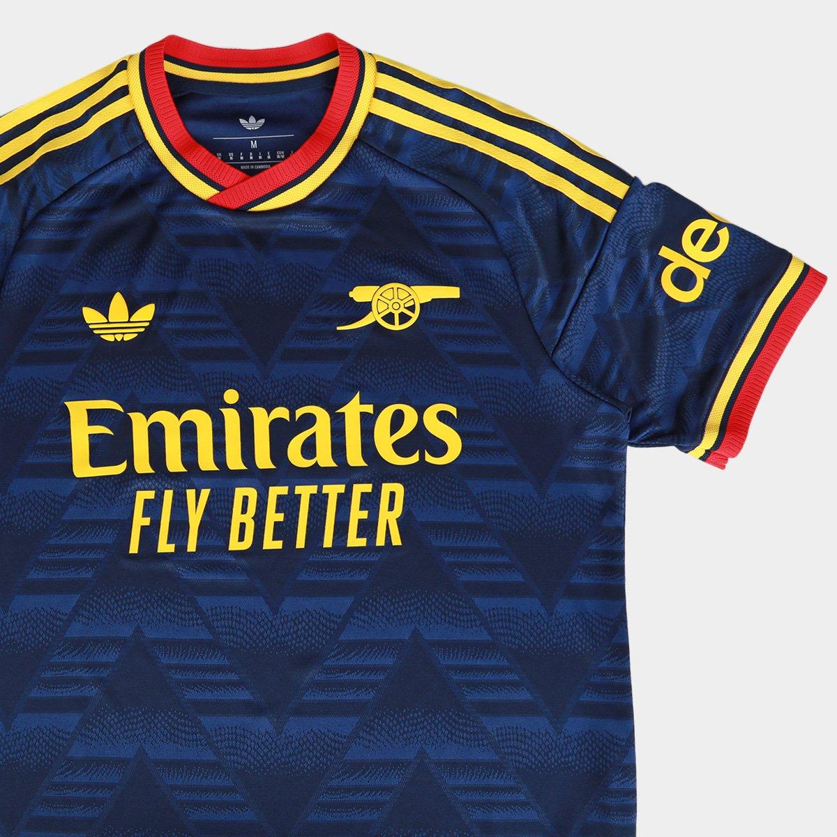 Camisa Arsenal Away 26/27 s/n Torcedor Adidas Masculina - Marinho