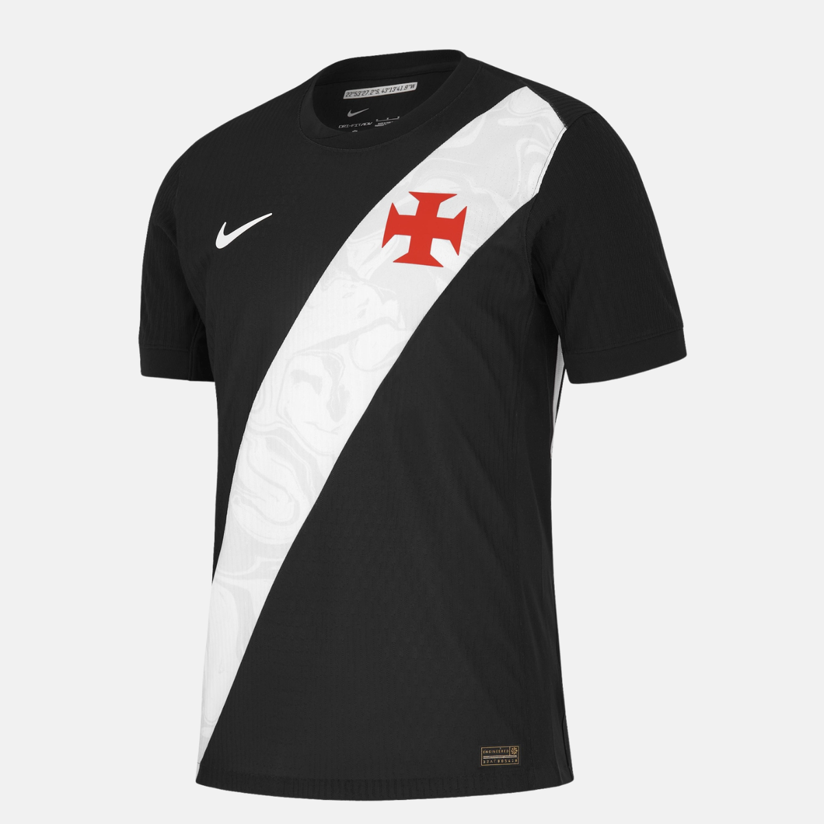 Camisa Vasco I 2026/27 Preta Jogador - vista frontal