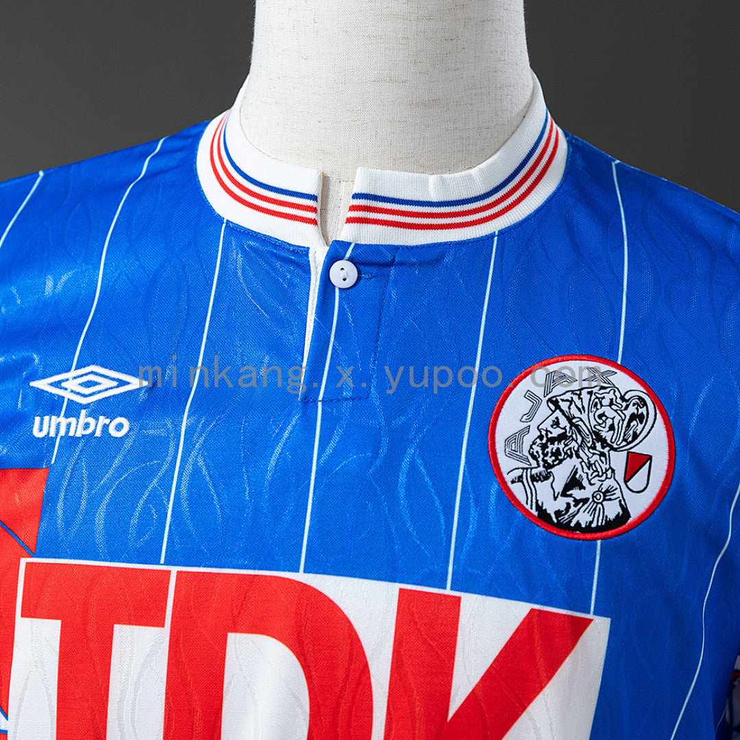 Ajax 1989∕90 Away Retro Jersey S-XXL(61D6)