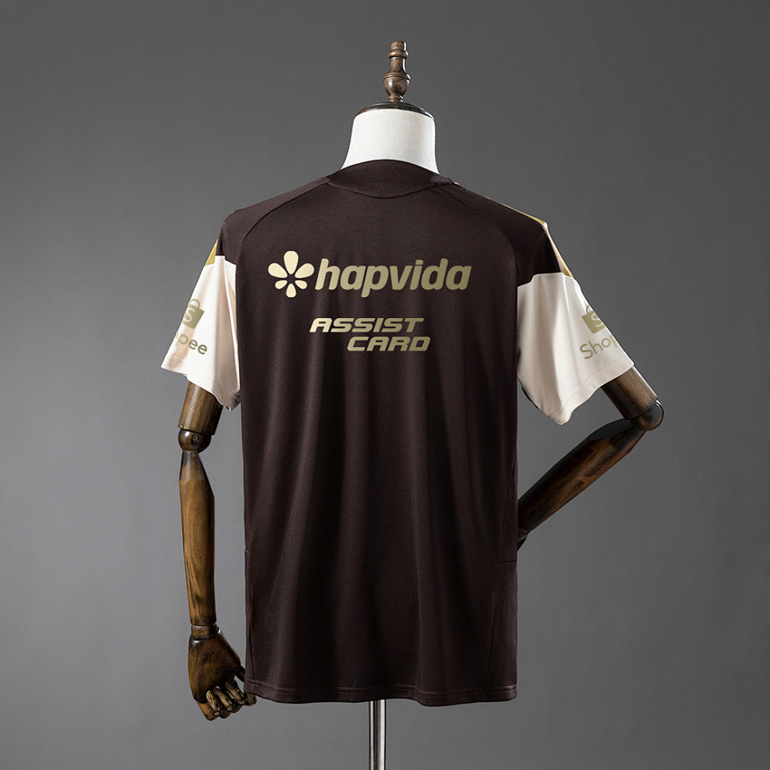 Flamengo 26∕27 All sponsors Training - Brown Jersey S-4XL(C79E)