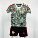 Kids Manchester United 2024∕25 Stone Roses Originals Icon Edition Kids Kit 1628(2C89)