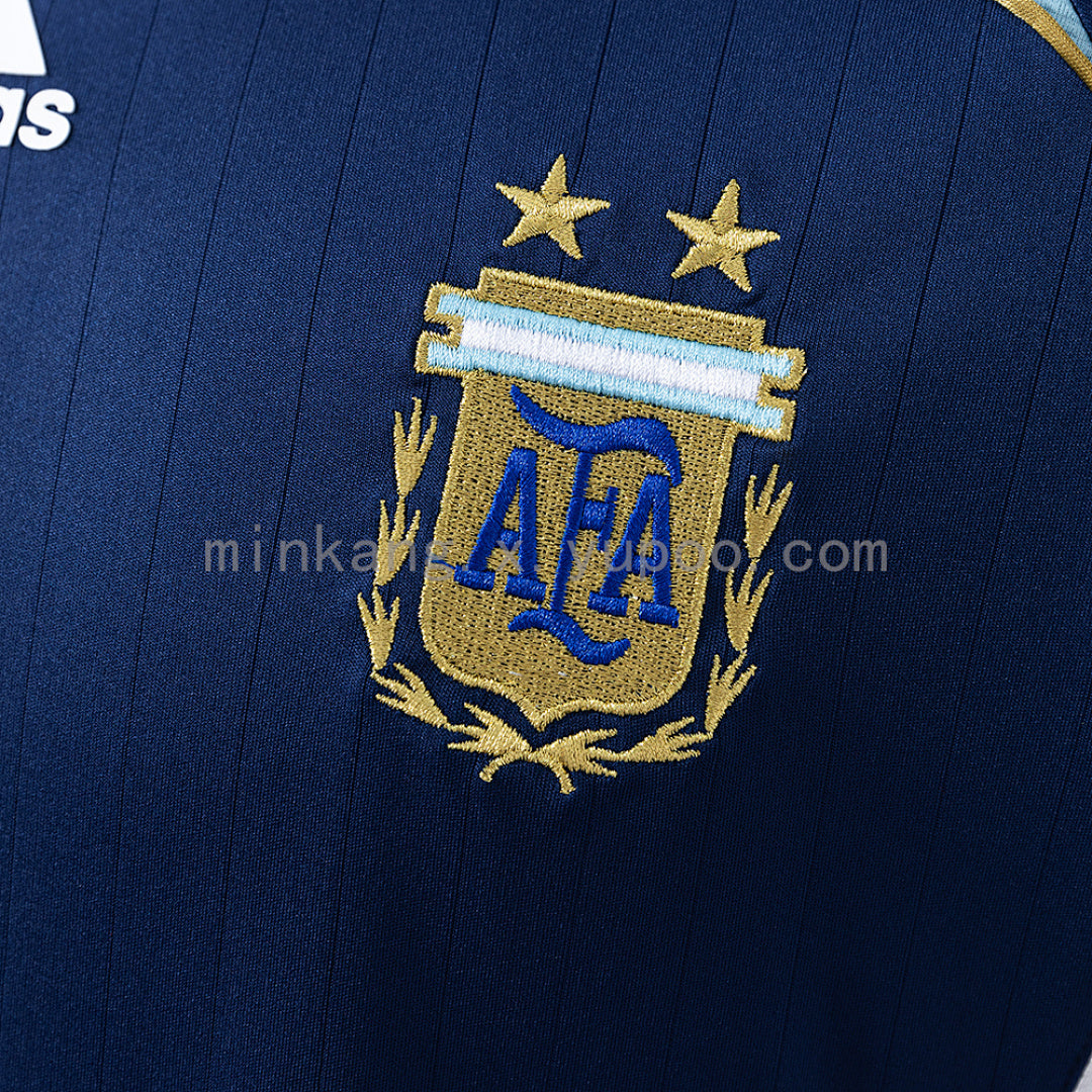Argentina 2006 Away Player Version Retro Jersey S-3XL(6F51)