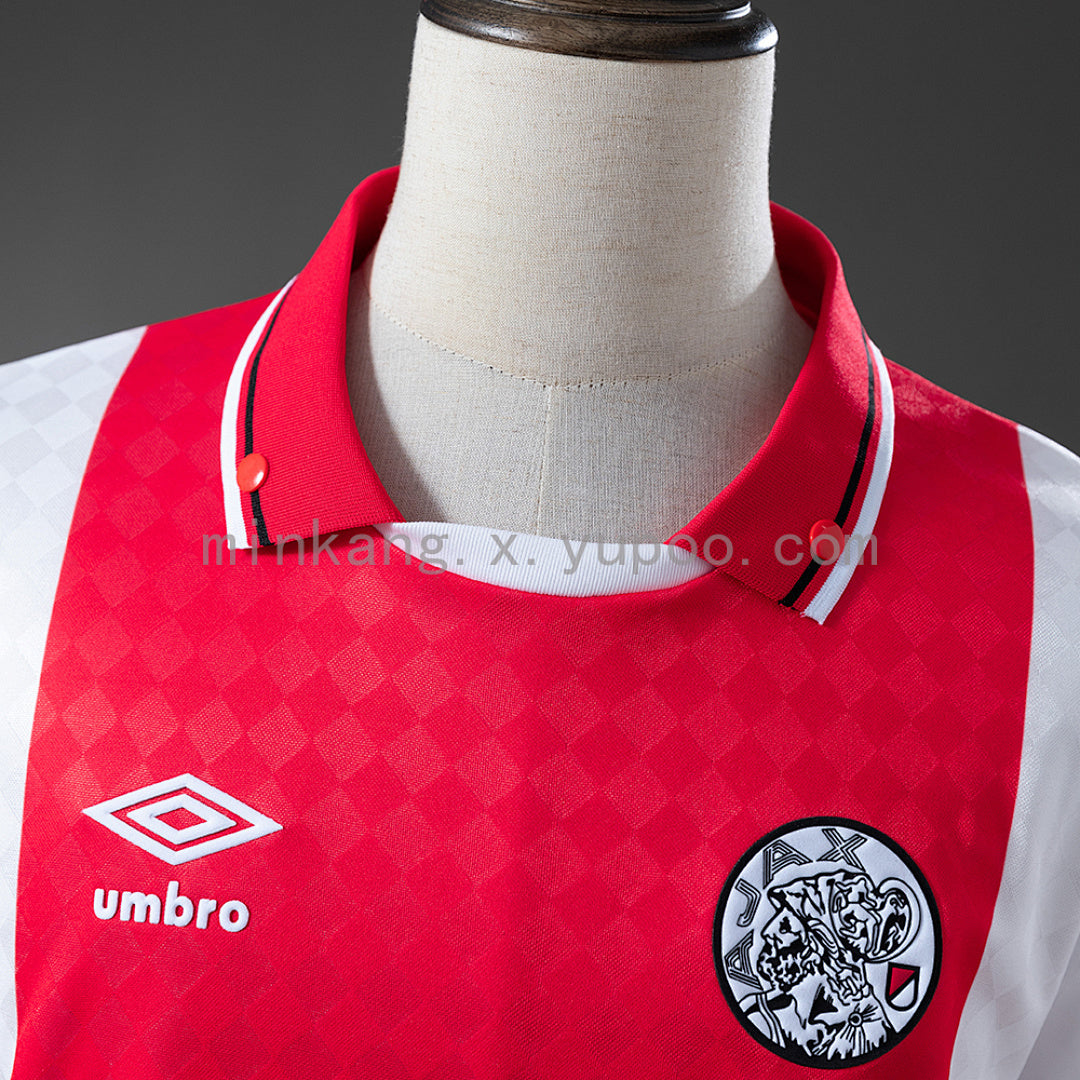 Ajax 89∕90 Home Retro Jersey S-XXL(29C3)