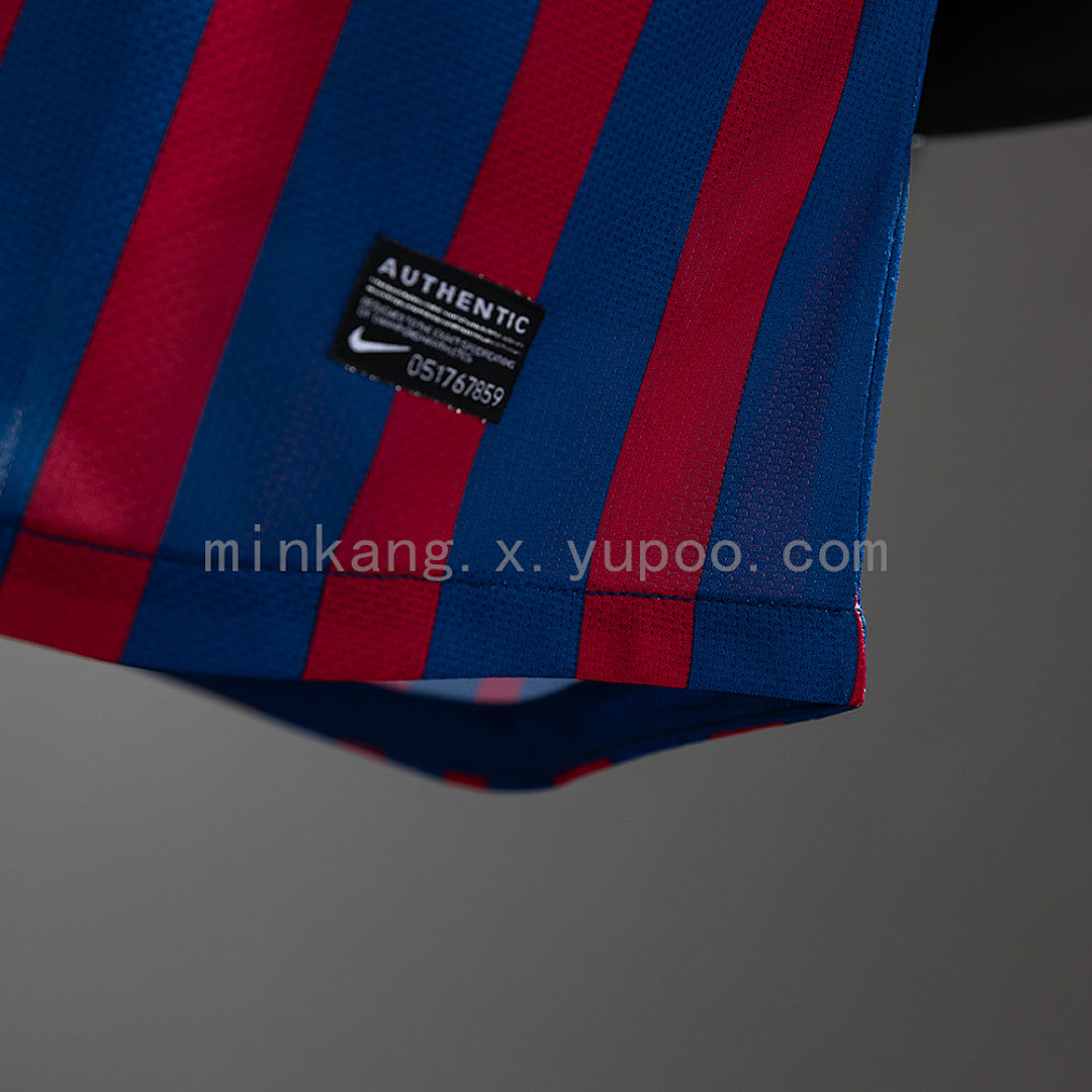 Barcelona 11∕12 Home Player Version Retro Jersey S-3XL(63CC)