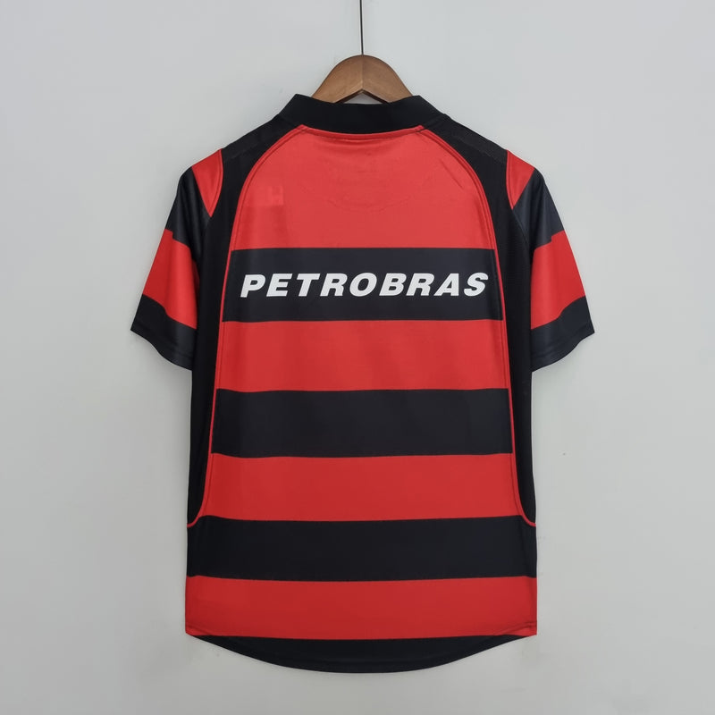 Camisa Flamengo Retrô 03/04 - Vermelha e Preta