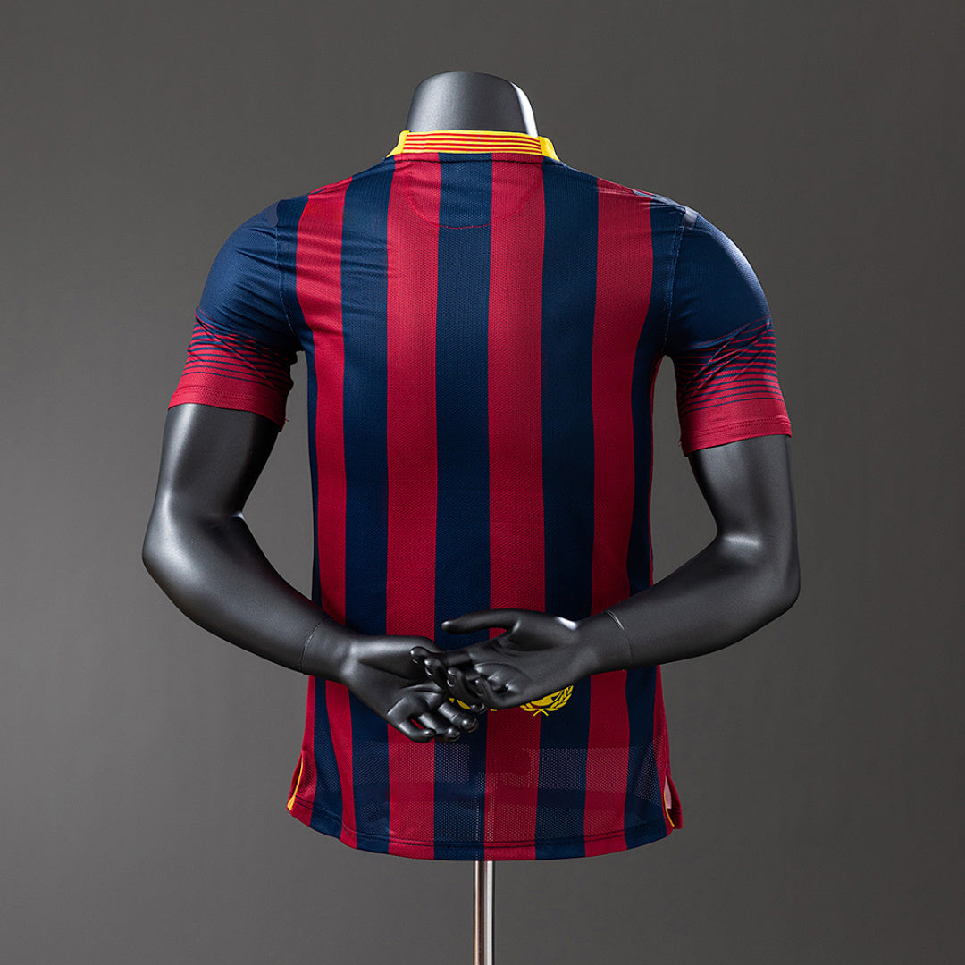 Barcelona 13∕14 Home Player Version Retro Jersey S-3XL(E109)