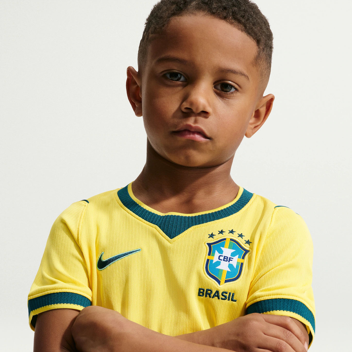 Camisa Brasil Nike I 2026/27 Torcedor Pro Criança